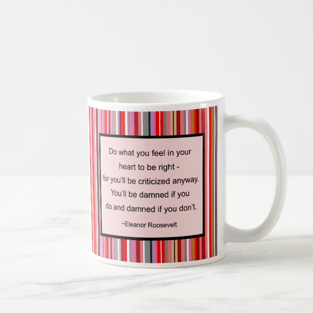 Caneca das citações de Eleanor Roosevelt (Direita)