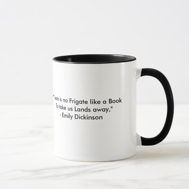 Caneca das citações de Emily Dickinson