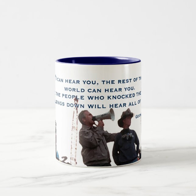 Caneca das citações de George W. Bush (Centro)