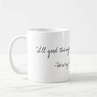 Caneca das citações de Henry David Thoreau