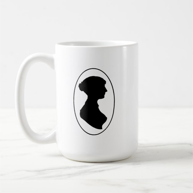 Caneca das citações de Jane Austen (Esquerda)