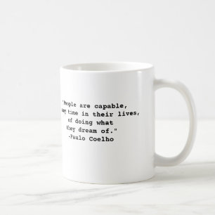 Caneca das citações de Paulo Coelho