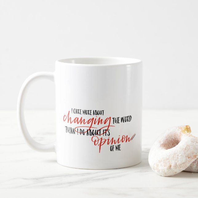 Caneca das citações de Rachel Hollis (Com Donut)