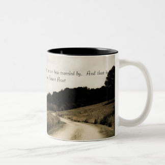 Caneca das citações de Robert Frost
