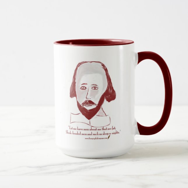 Caneca das citações de Shakespeare (Direita)