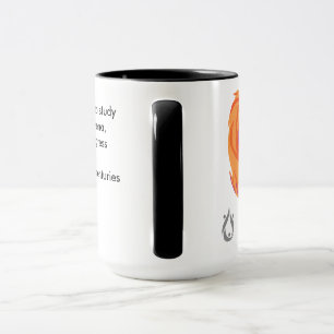 Caneca das citações de Tesla com trabalhos de ar