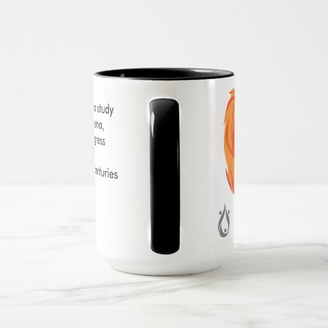 Caneca das citações de Tesla com trabalhos de arte (Alça)