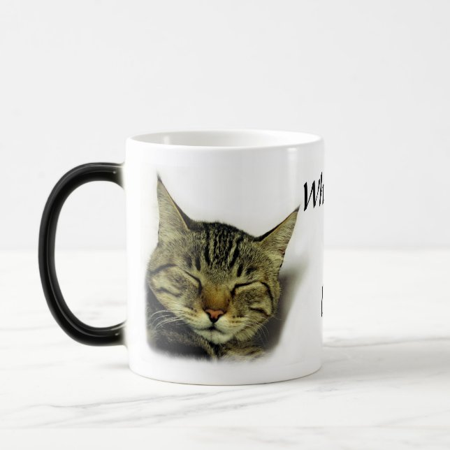 Caneca das citações do gato (mudança da cor) (Esquerda)