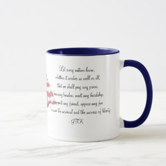 Caneca das citações do KRW JFK