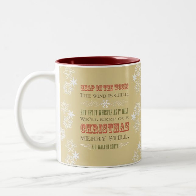 Caneca das citações do Natal (Esquerda)