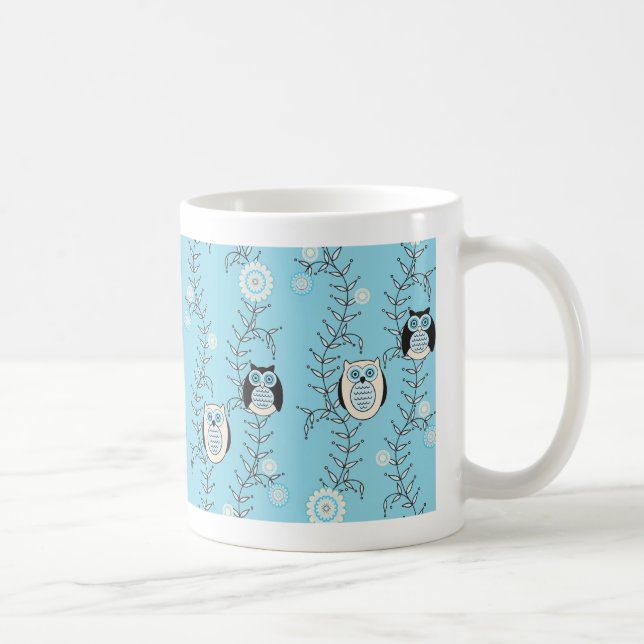 Caneca das corujas do inverno (Direita)