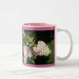 Caneca das flores do Hydrangea da PÁGINA