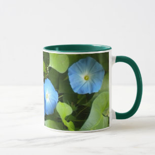 Caneca das Glórias da Manhã Azul Celestial