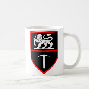 Caneca das insígnias do exército de Rhodesian