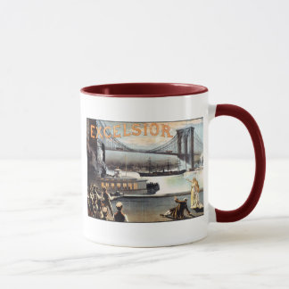 Caneca Das maravalhas ponte 1883 de Brooklyn New York