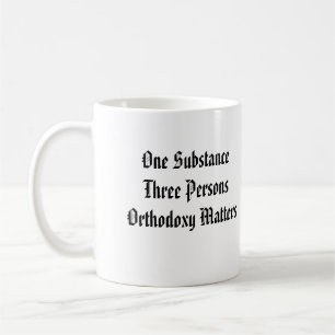 Caneca das matérias da ortodoxia de Athanasius