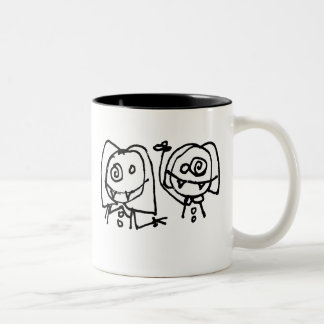 Caneca das meninas de Twitarded