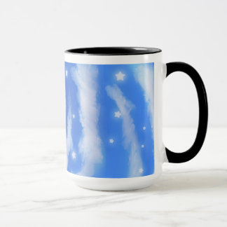 Caneca das nuvens de estrela