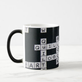 Caneca das palavras cruzadas