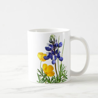 Caneca das papoilas do Lupine