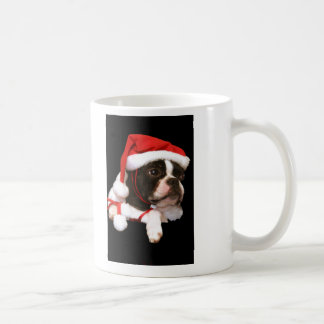 Caneca das patas do papai noel do filhote de