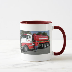 caneca das soluções das águas residuais