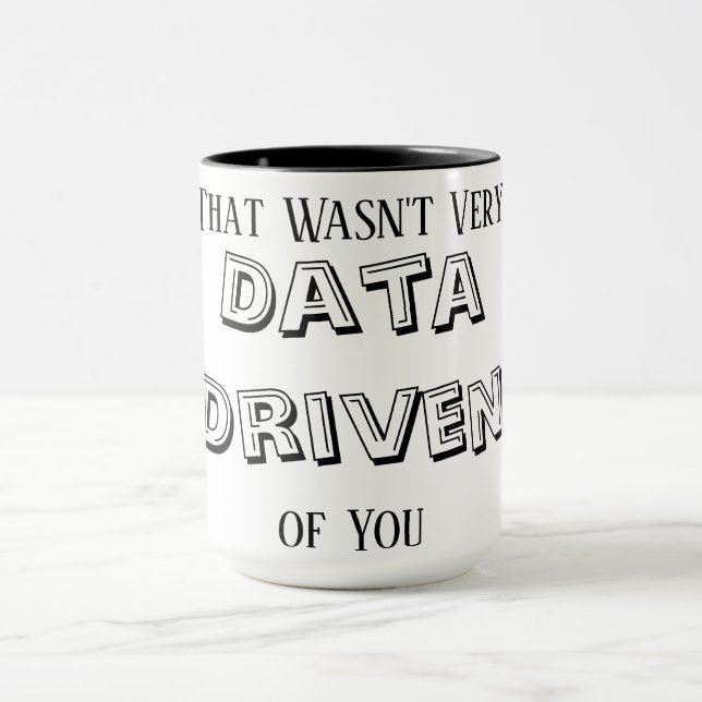 Caneca Data Analyst Gifts, Data Scientist Mug, That Wasn (Centro)