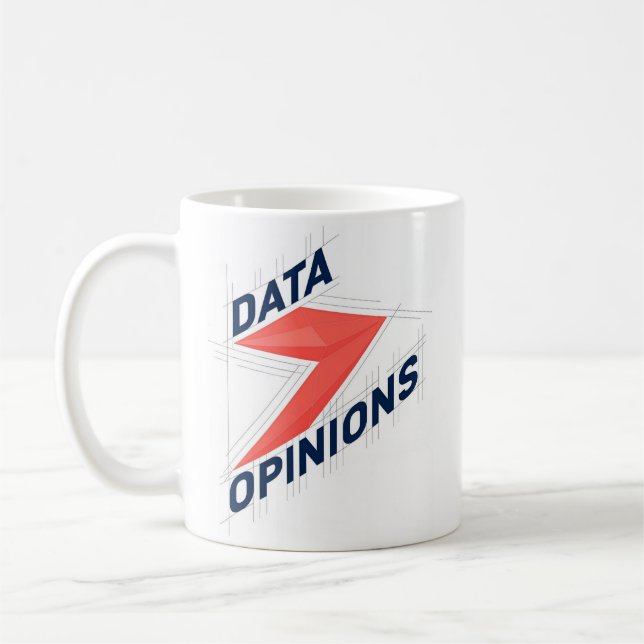 Caneca DATA > OPINIÕES | Xícara de Café Geek (Esquerda)