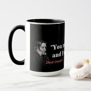 Caneca Davy Crockett Citação Sobre O Inferno E O Texas 