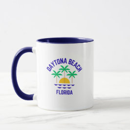 Caneca Daytona Beach Flórida Café Mug