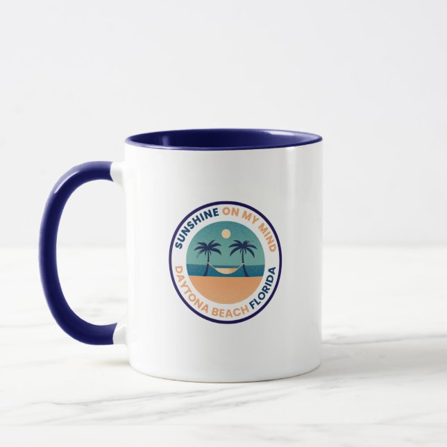Caneca Daytona Beach Flórida Café Mug (Esquerda)