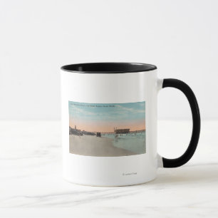 Caneca Daytona, FL - vista da praia com carros &