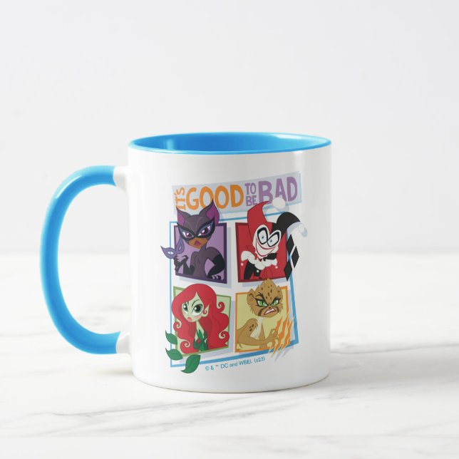 Caneca DC Super Villain Girls É bom ser ruim (Esquerda)