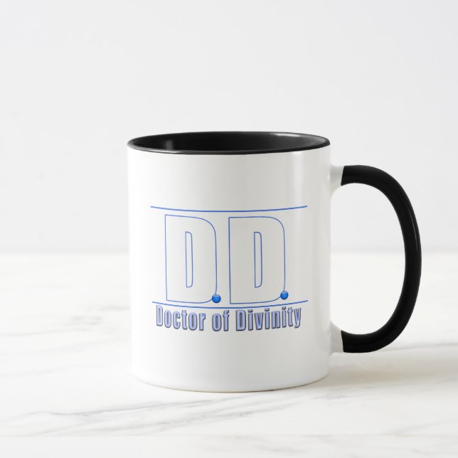 Caneca DD Doutor em LOGOTIPO de Divindade (Direita)