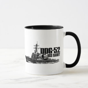 Caneca DDG-52 Barry 11 oz Ringer Mug