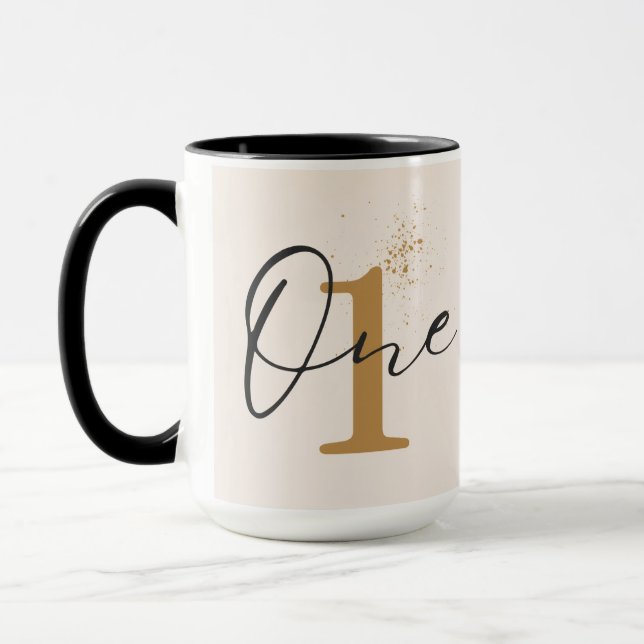 Caneca de 1º ano | Caneca de um ano de idade | Per (Esquerda)