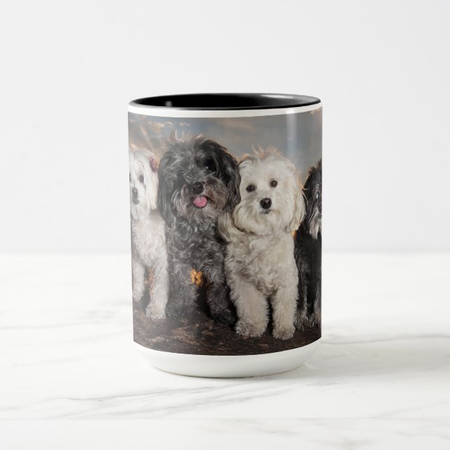 caneca de 15 onças - bloco de PBJ (Centro)