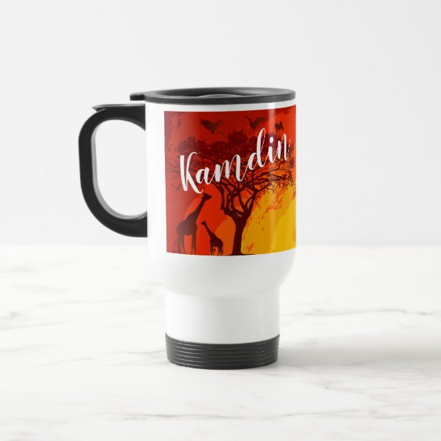 Caneca de 15 onças personalizada Safari Gi (Esquerda)