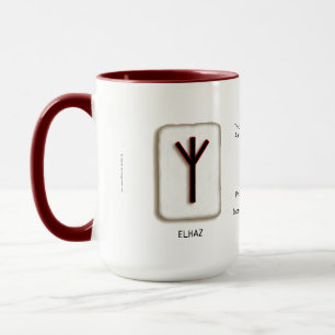Caneca de 15 oz. Elhaz RuneStone