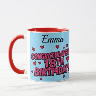 Caneca de 18º aniversário