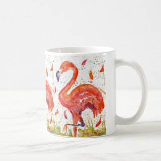 Caneca de 3 flamingos