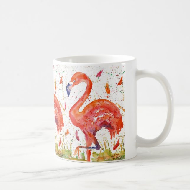 Caneca de 3 flamingos (Direita)