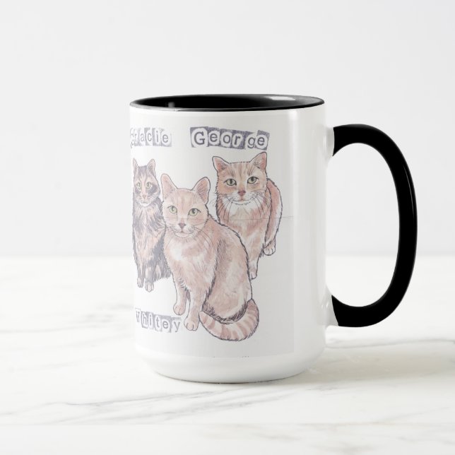 Caneca de 3 gatinhos (Direita)