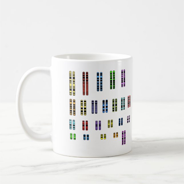 Caneca de 46 Karyotype (Esquerda)
