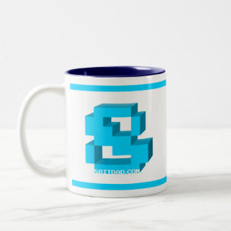 Caneca de 8 bits de luxe do 2-Tom