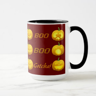 Caneca de Abóbora do Halloween