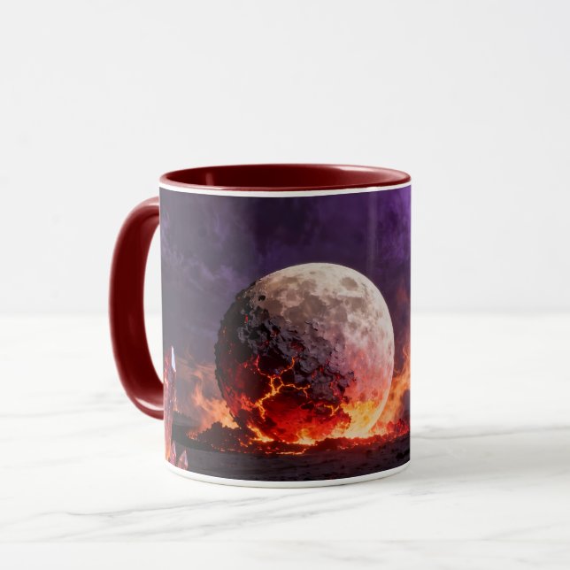 Caneca de Acabamento Lunar Apocalíptico (Frente Esquerda)