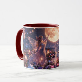 Caneca de Acento Fantasia Fada Luar