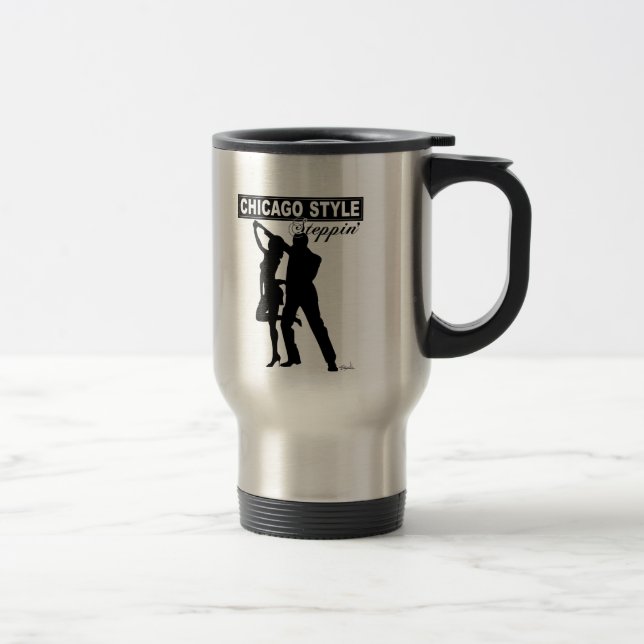 Caneca de aço inoxidável de Steppin do estilo de (Direita)