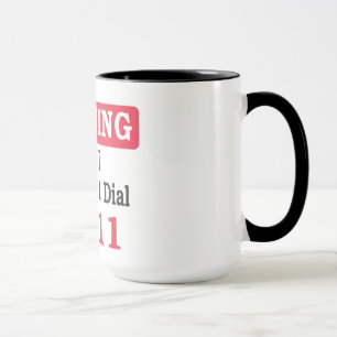 Caneca de advertência